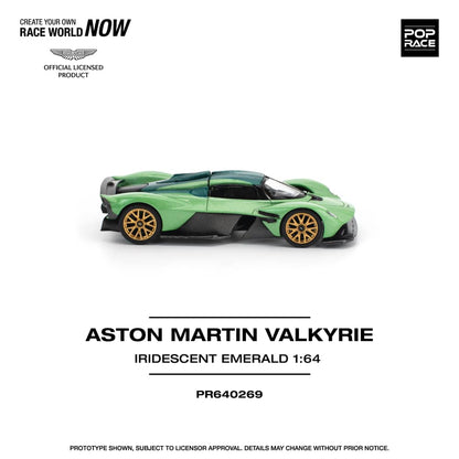 [ETA:  May 2026 ] Pop Race 1/64 Aston Martin Valkyrie - Iridescent Emerald (PR640269)