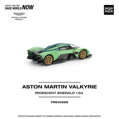 [ETA:  May 2026 ] Pop Race 1/64 Aston Martin Valkyrie - Iridescent Emerald (PR640269)