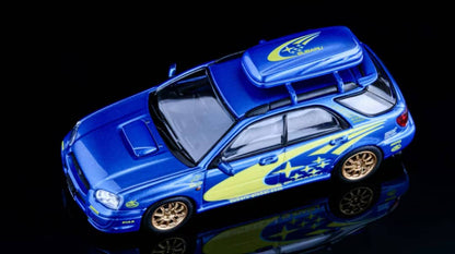 [ETA:  Oct 2025 ] Furuya 1/64 Impreza Mk2 WRX STi Blobeye - Blue Rally with Gold Rims