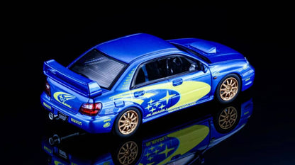 [ETA:  Oct 2025 ] Furuya 1/64 Impreza Mk2 WRX STi Blobeye - Blue Rally with Gold Rims