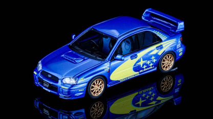 [ETA:  Oct 2025 ] Furuya 1/64 Impreza Mk2 WRX STi Blobeye - Blue Rally with Gold Rims