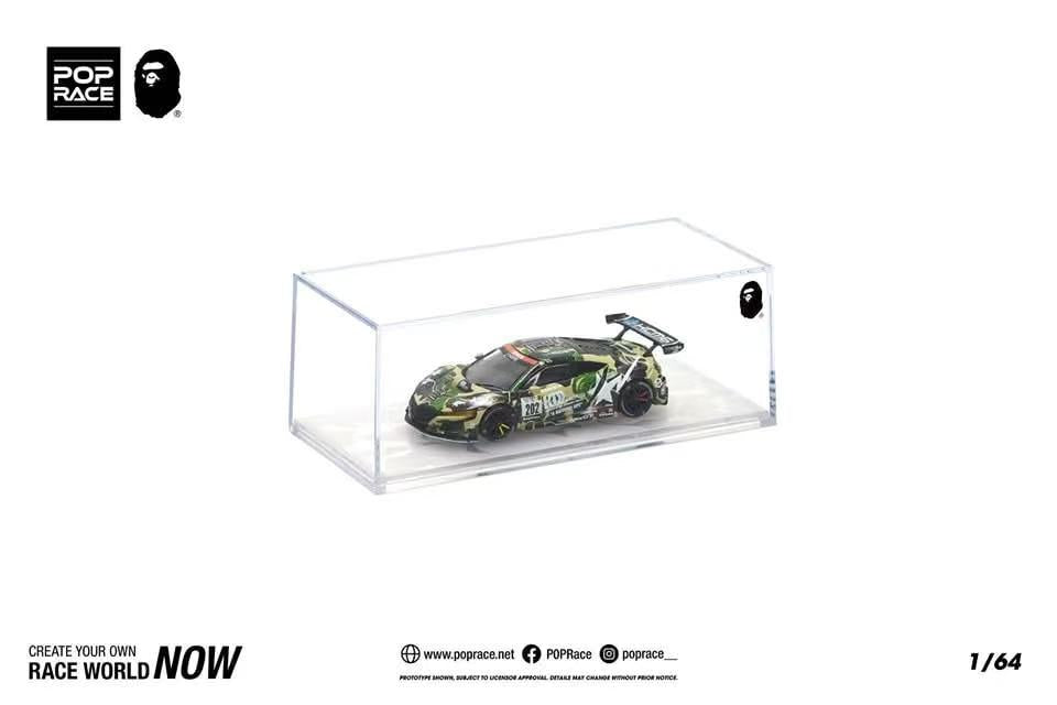 Pop Race 1/64 NSX GT3 Evo22 Green Bape Special