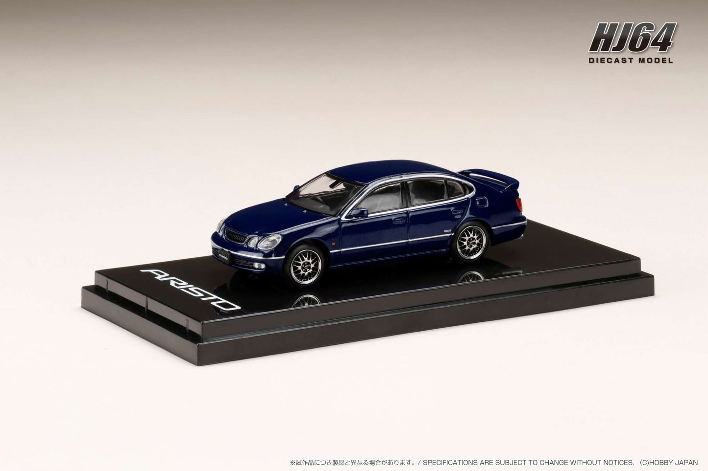 [ETA:  Oct 2025 ] Hobby Japan 1/64 Toyota Aristo V300 Vertex Early Version - Customized Version(BBS Wheels)