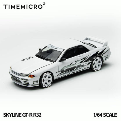 [ETA:  Jan 2026 ] Time Micro 1/64 Skyline GT-R R32 GTA Los Santos Livery -  White