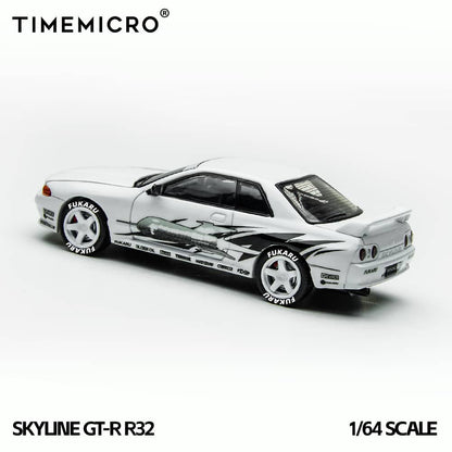 [ETA:  Jan 2026 ] Time Micro 1/64 Skyline GT-R R32 GTA Los Santos Livery -  White