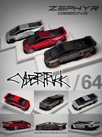 [ETA:  Jan 2026 ] Zephyr x 404Error 1/64 Cybertruck  Zephyr Concept Modified [Resin]
