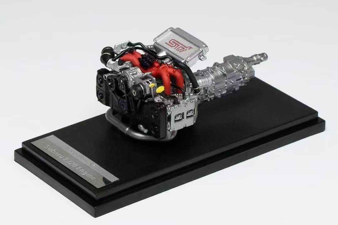 Motorhelix 1/18 ABS Engine Model - Subaru EJ20 – Black Ice Diecast