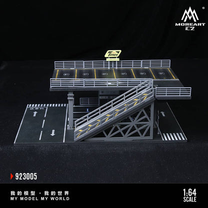[ETA:  Jan 2026 ] MoreArt 1/64 Steel Frame Platform Parking Lot
Size: 30 x 20 x 12.5cm