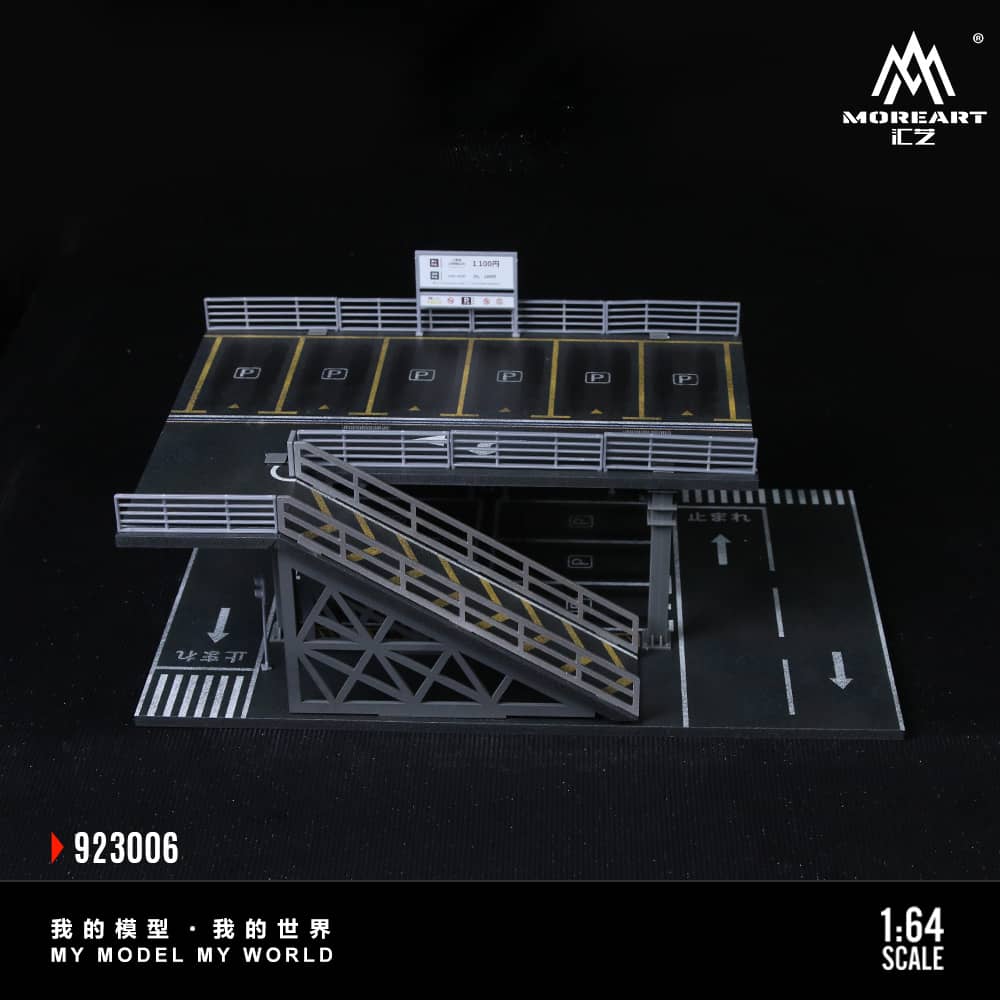 [ETA:  Jan 2026 ] MoreArt 1/64 Steel Frame Platform Parking Lot
Size: 30 x 20 x 12.5cm