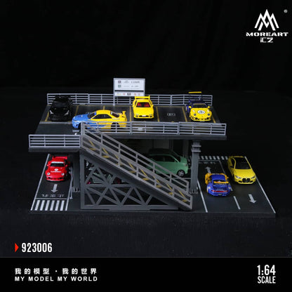 [ETA:  Jan 2026 ] MoreArt 1/64 Steel Frame Platform Parking Lot
Size: 30 x 20 x 12.5cm