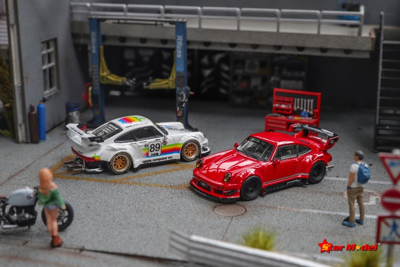 [ETA:  Dec 2025 ] Star Model 1/64 RWB 930 GT Wing with Detailed Exhaust Pipes