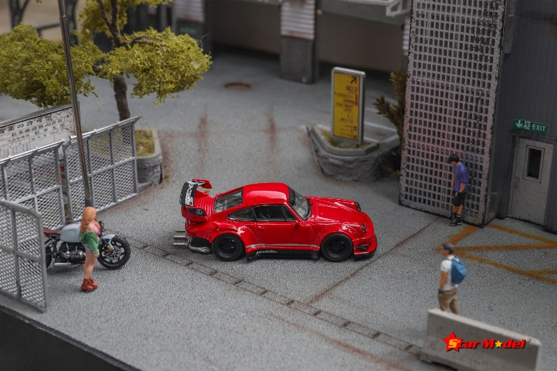 [ETA:  Dec 2025 ] Star Model 1/64 RWB 930 GT Wing with Detailed Exhaust Pipes