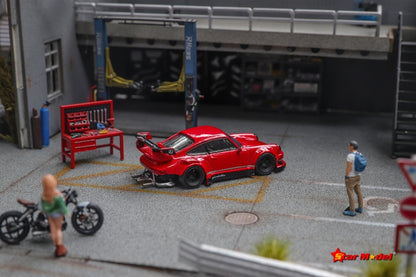 [ETA:  Dec 2025 ] Star Model 1/64 RWB 930 GT Wing with Detailed Exhaust Pipes