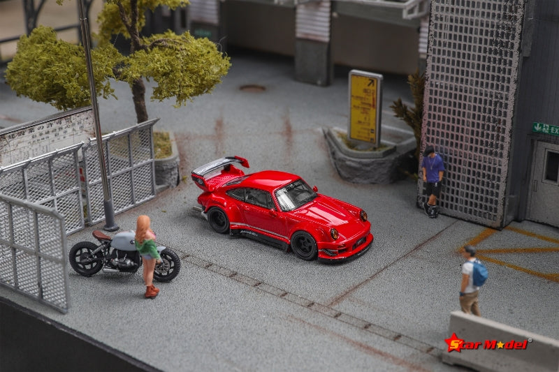 [ETA:  Dec 2025 ] Star Model 1/64 RWB 930 GT Wing with Detailed Exhaust Pipes
