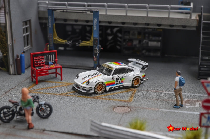 [ETA:  Dec 2025 ] Star Model 1/64 RWB 930 GT Wing with Detailed Exhaust Pipes