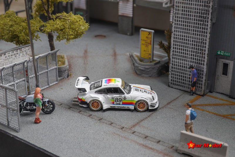 [ETA:  Dec 2025 ] Star Model 1/64 RWB 930 GT Wing with Detailed Exhaust Pipes