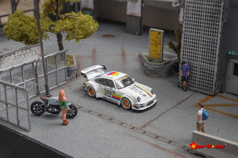 [ETA:  Dec 2025 ] Star Model 1/64 RWB 930 GT Wing with Detailed Exhaust Pipes