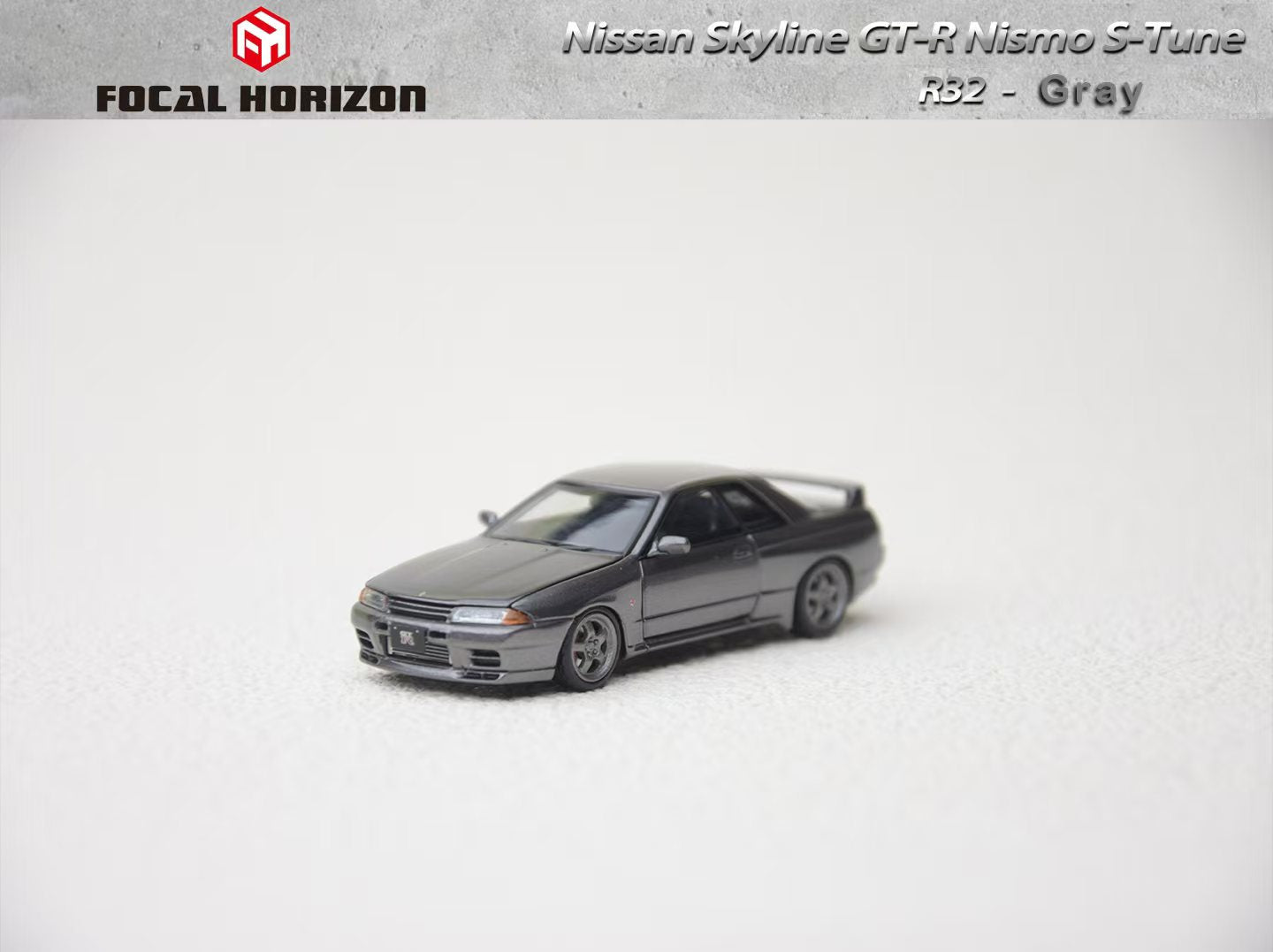 Focal Horizon 1/64 Nismo S-Tune Skyline GT-R R32 Gun Grey