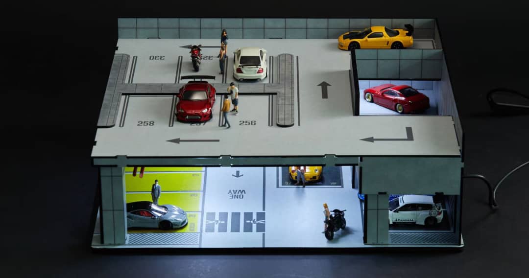 [ETA:  Dec 2025 ] You&Car 1/64 Basement Garage Series 01
Product Size: 300 x 300 x 105mm