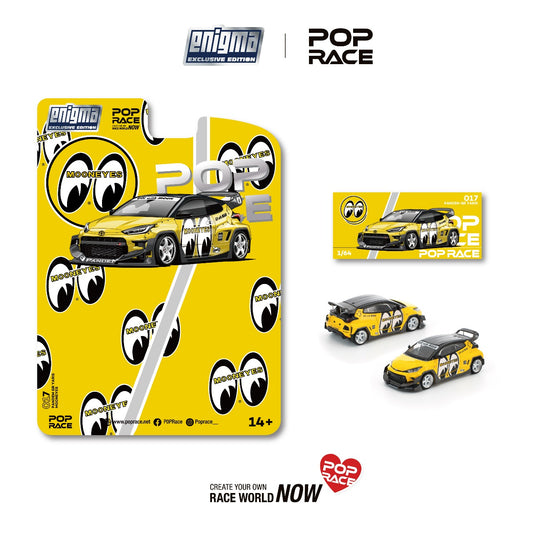 [ETA:  Feb 2026 ] Enigma x Pop Race 1/64 GR Yaris Pandem Rocket Bunny Mooneyes Livery - Blister Card Version
