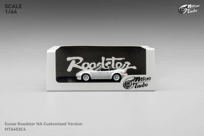 [ETA:  Nov 2025 ] Microturbo 1/64 MX-5 Eunos Roadster Pandem Rocket Bunny - Metallic White