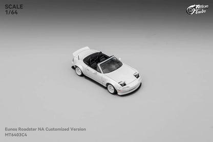 [ETA:  Nov 2025 ] Microturbo 1/64 MX-5 Eunos Roadster Pandem Rocket Bunny - Metallic White