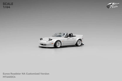 [ETA:  Nov 2025 ] Microturbo 1/64 MX-5 Eunos Roadster Pandem Rocket Bunny - Metallic White
