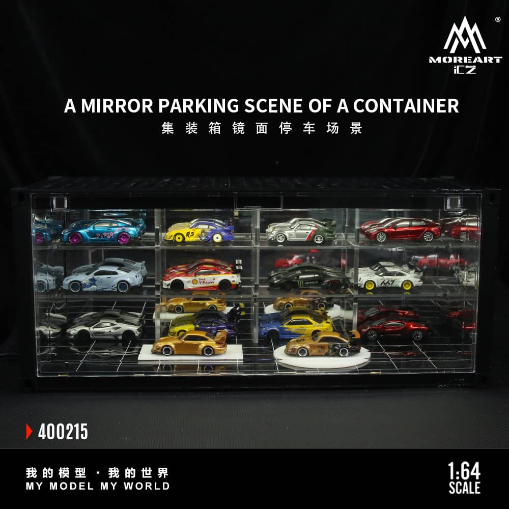 [ETA:  Jan 2026 ] MoreArt 1/64 ABS Container - Mirror Parking Theme(MO400215)
Size: 38.7 x 16 x 16.5cm