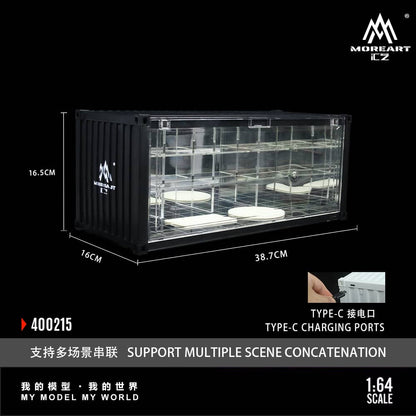 [ETA:  Jan 2026 ] MoreArt 1/64 ABS Container - Mirror Parking Theme(MO400215)
Size: 38.7 x 16 x 16.5cm