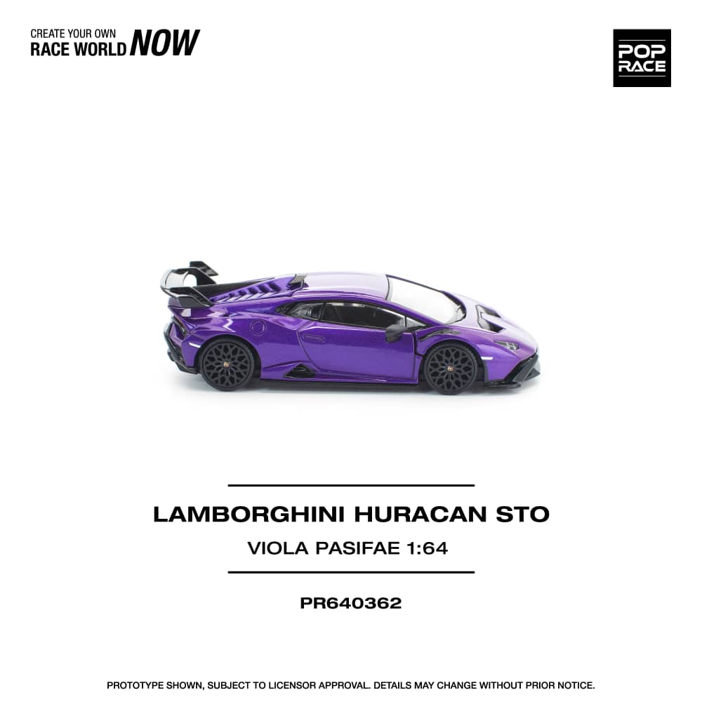 [ETA:  May 2026 ] Pop Race 1/64 Huracan STO Purple Viola Pasifae