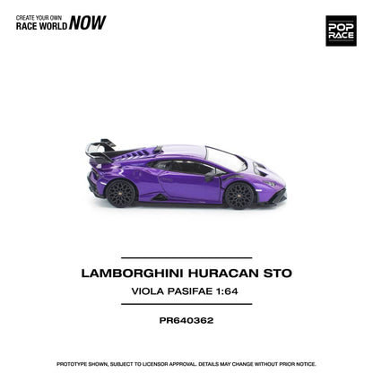 [ETA:  May 2026 ] Pop Race 1/64 Huracan STO Purple Viola Pasifae