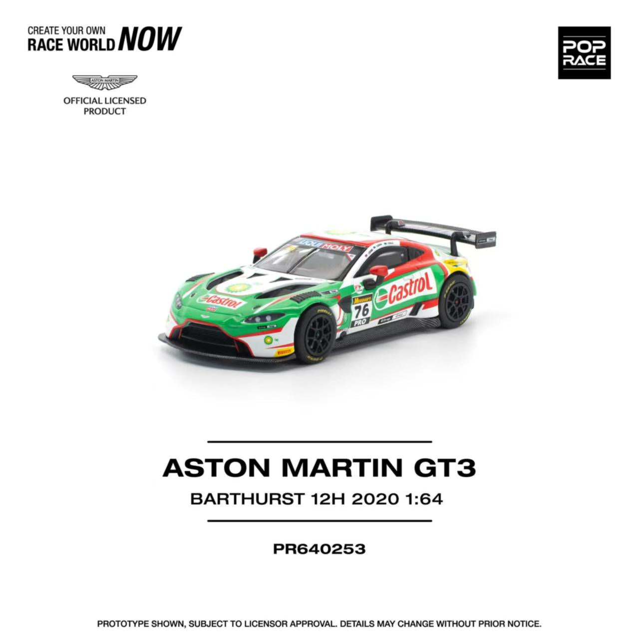 [ETA:  May 2026 ] Pop Race 1/64 Aston Martin Vantage GT3 Barthurst Livery