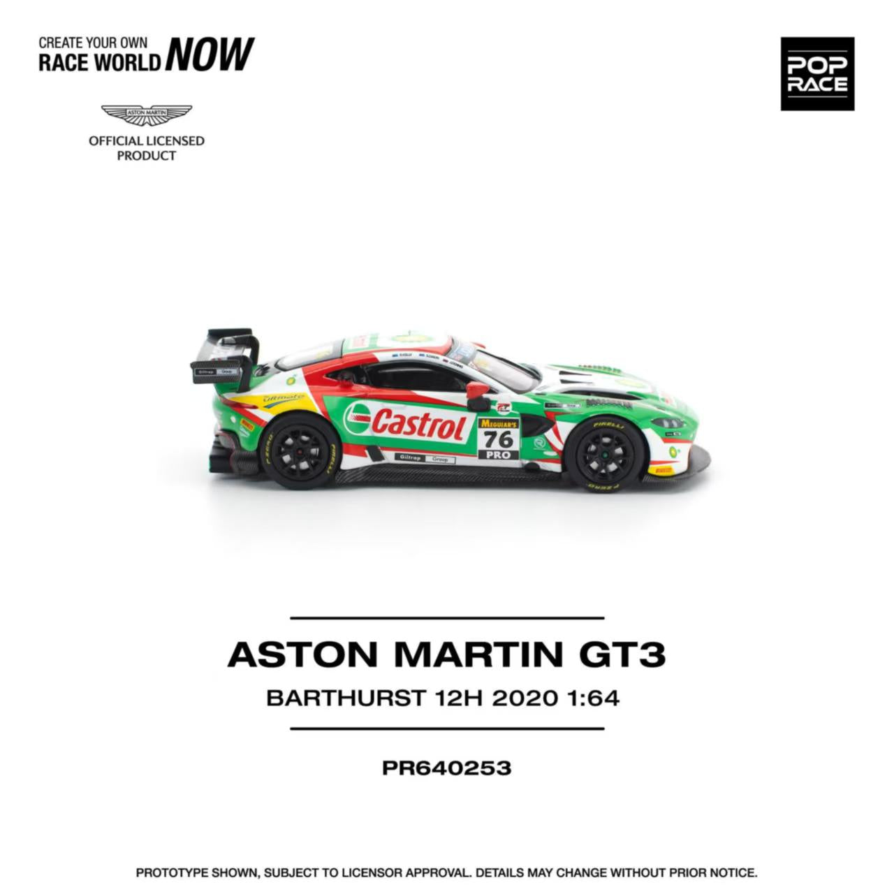 [ETA:  May 2026 ] Pop Race 1/64 Aston Martin Vantage GT3 Barthurst Livery