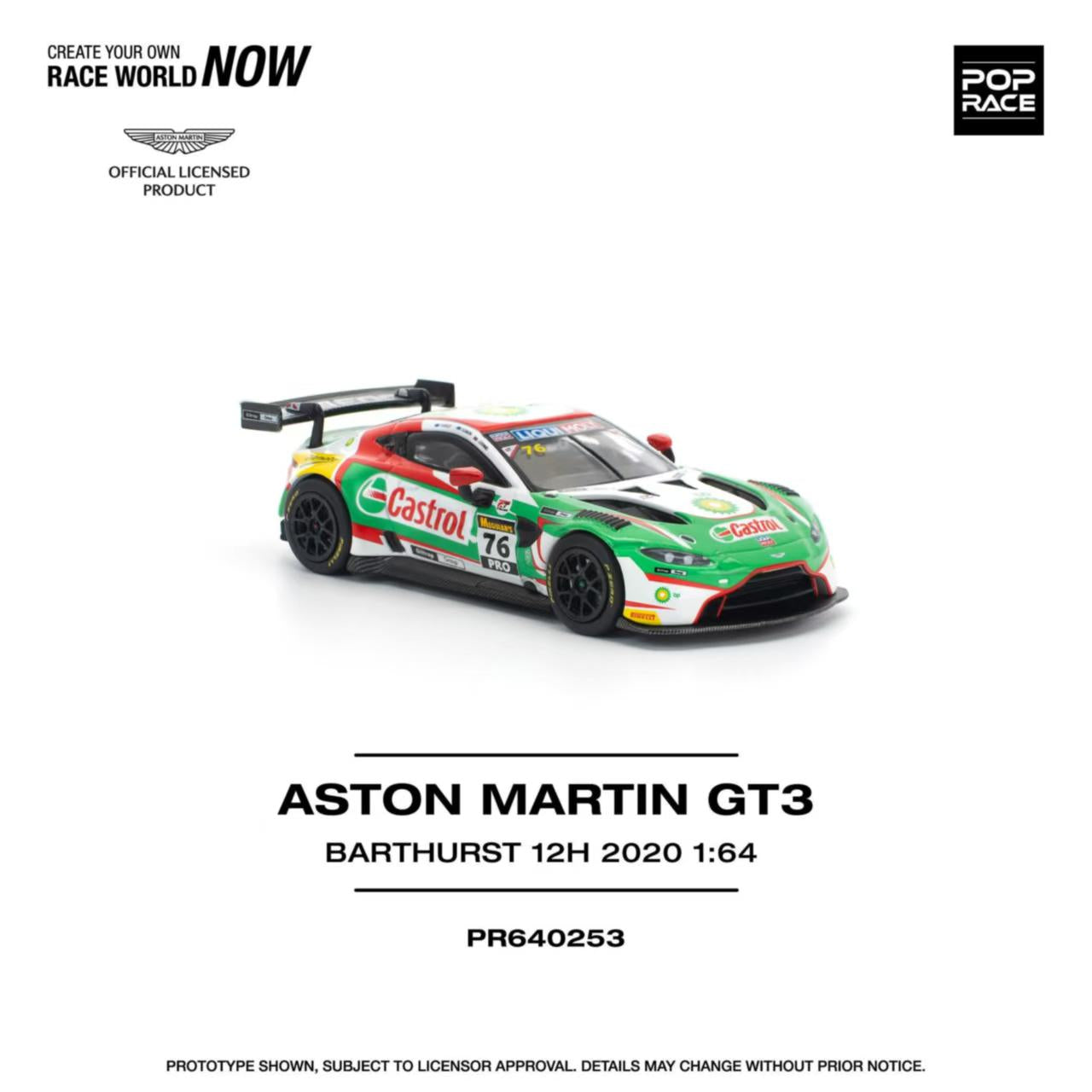 [ETA:  May 2026 ] Pop Race 1/64 Aston Martin Vantage GT3 Barthurst Livery
