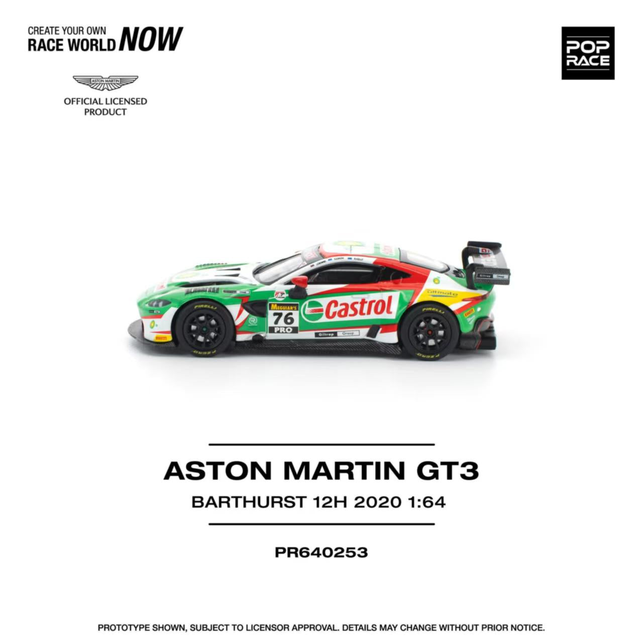 [ETA:  May 2026 ] Pop Race 1/64 Aston Martin Vantage GT3 Barthurst Livery