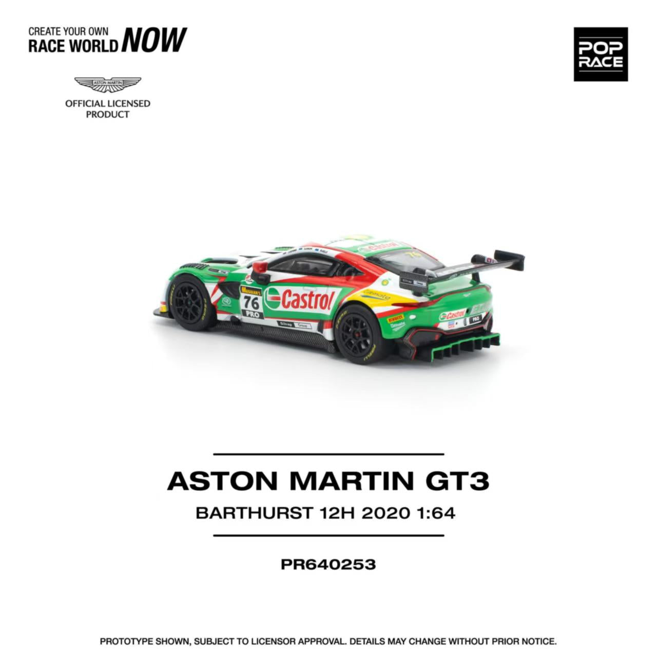 [ETA:  May 2026 ] Pop Race 1/64 Aston Martin Vantage GT3 Barthurst Livery