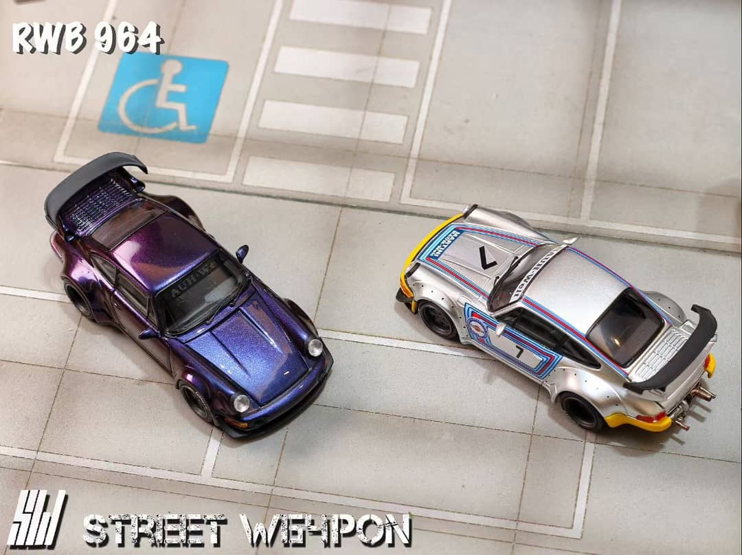 [ETA:  Jan 2026 ] Street Weapon 1/64 RWB 964 GT Wing Rauh-Welt Modified