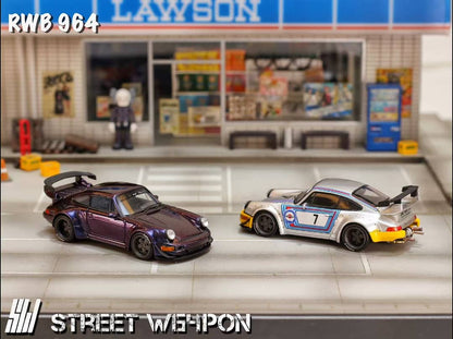 [ETA:  Jan 2026 ] Street Weapon 1/64 RWB 964 GT Wing Rauh-Welt Modified
