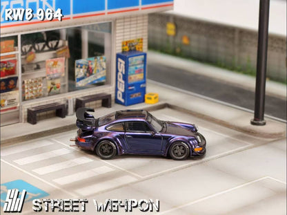[ETA:  Jan 2026 ] Street Weapon 1/64 RWB 964 GT Wing Rauh-Welt Modified