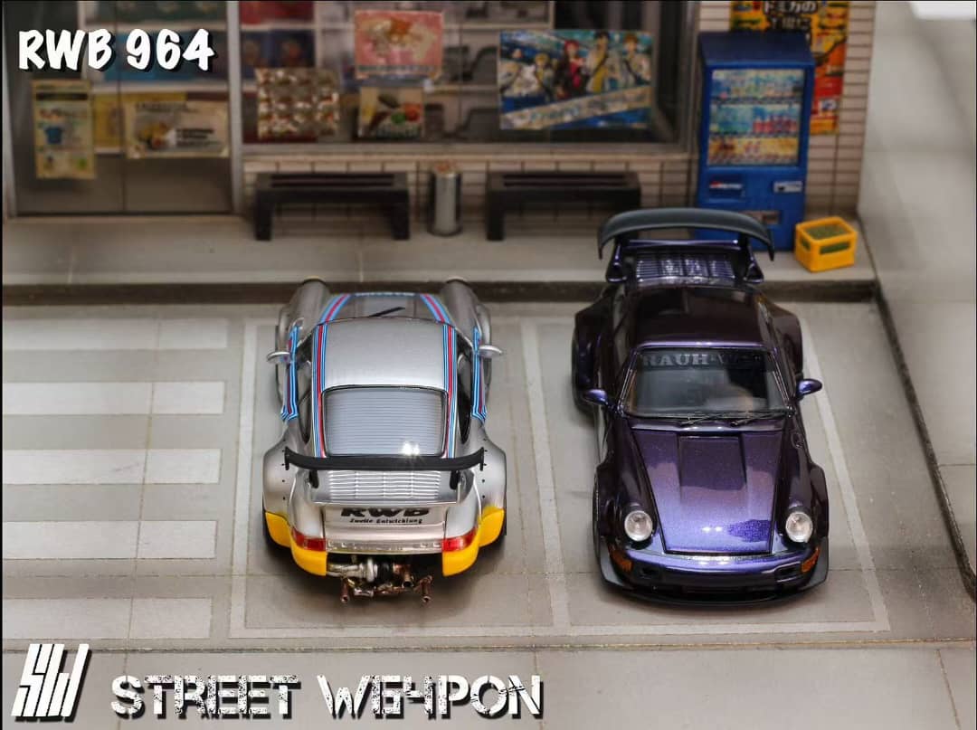 [ETA:  Jan 2026 ] Street Weapon 1/64 RWB 964 GT Wing Rauh-Welt Modified
