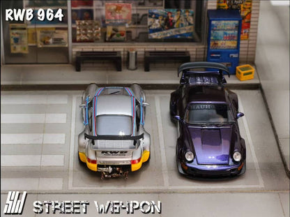[ETA:  Jan 2026 ] Street Weapon 1/64 RWB 964 GT Wing Rauh-Welt Modified
