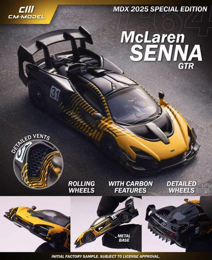 [ETA:  Nov 2025 ] CM Model 1/64 McLaren Senna GTR MDX 2025 SPECIAL EDITION