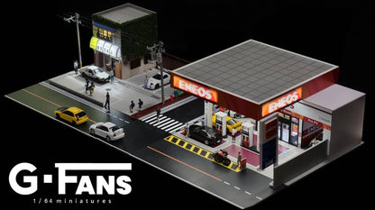 [ETA:  Feb 2026 ] G-FANS 1/64 Assembly Building Diorama with LED light - ENEOS Theme(710038)
