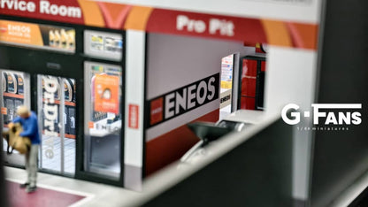 [ETA:  Feb 2026 ] G-FANS 1/64 Assembly Building Diorama with LED light - ENEOS Theme(710038)