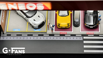 [ETA:  Feb 2026 ] G-FANS 1/64 Assembly Building Diorama with LED light - ENEOS Theme(710038)