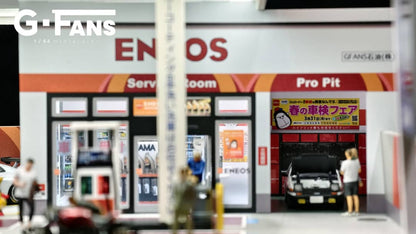 [ETA:  Feb 2026 ] G-FANS 1/64 Assembly Building Diorama with LED light - ENEOS Theme(710038)