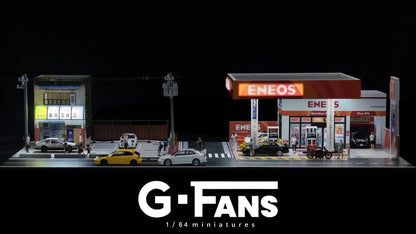 [ETA:  Feb 2026 ] G-FANS 1/64 Assembly Building Diorama with LED light - ENEOS Theme(710038)