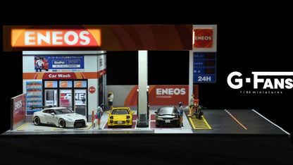 [ETA:  Feb 2026 ] G-FANS 1/64 Assembly Building Diorama with LED light - ENEOS Theme(710038)