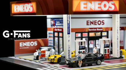 [ETA:  Feb 2026 ] G-FANS 1/64 Assembly Building Diorama with LED light - ENEOS Theme(710038)