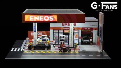 [ETA:  Feb 2026 ] G-FANS 1/64 Assembly Building Diorama with LED light - ENEOS Theme(710038)